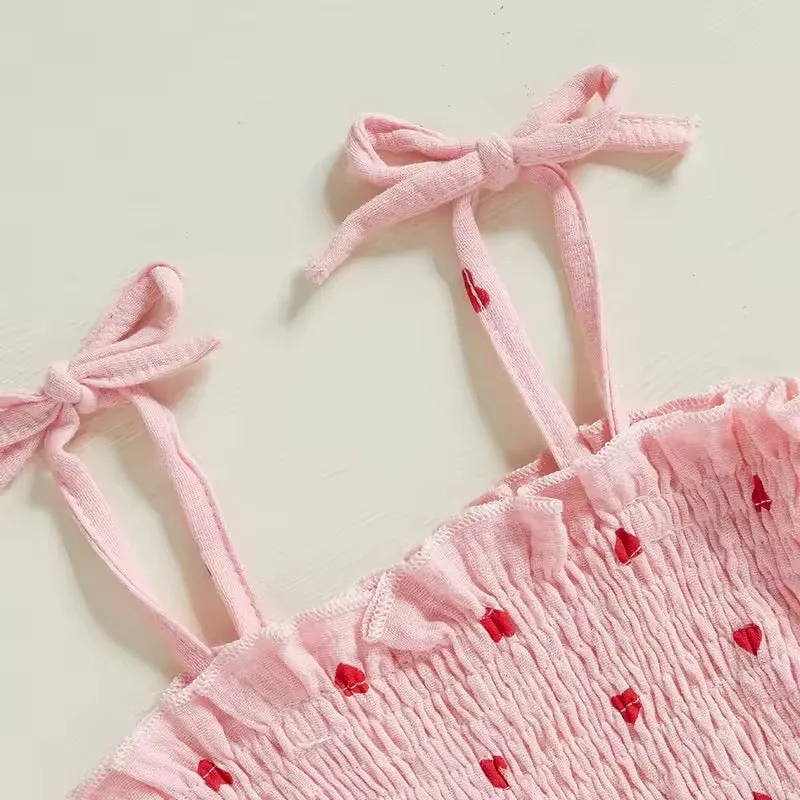 Heartstrings Tie-Strap Romper
