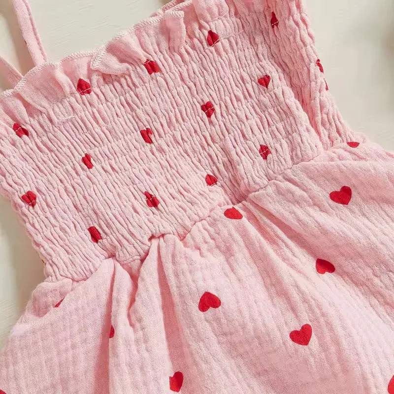 Heartstrings Tie-Strap Romper
