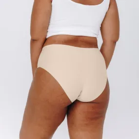 High-Rise Bikini - Seamless Cotton - Buttermilk