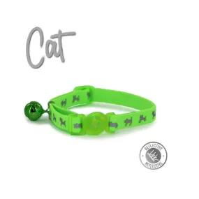 High Vis Cat Collar Green