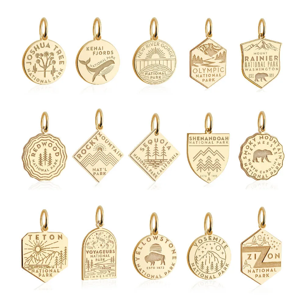 Hot Springs National Park Charm, Solid Gold