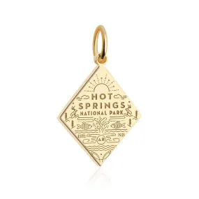 Hot Springs National Park Charm, Solid Gold