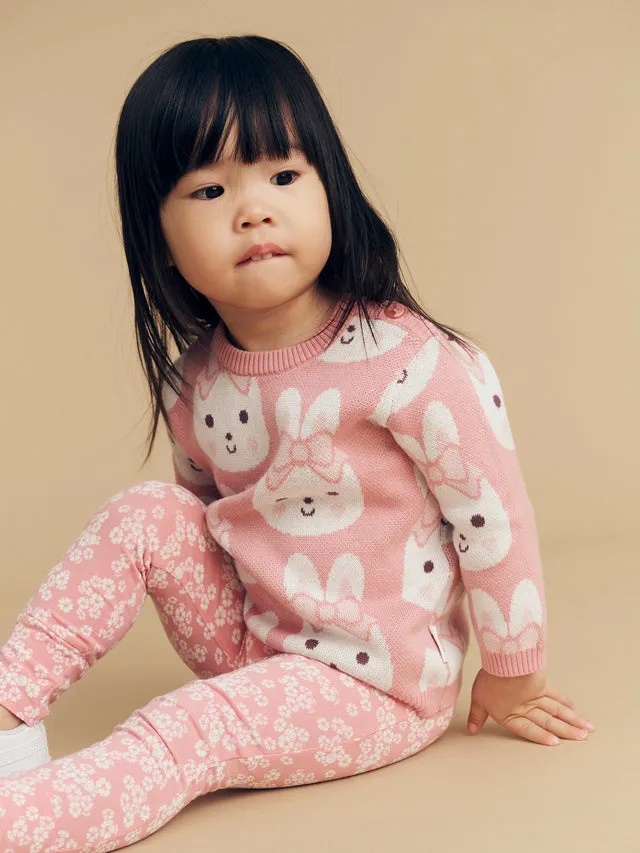 HUXBABY Peek A Boo Bunny Legging