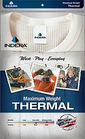 Indera Mills 822LS Maximum Weight Long John Thermal Long Sleeve Shirt