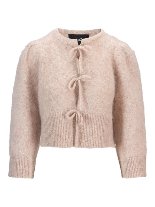 Ivy Chunky Cardigan - Beige Melange