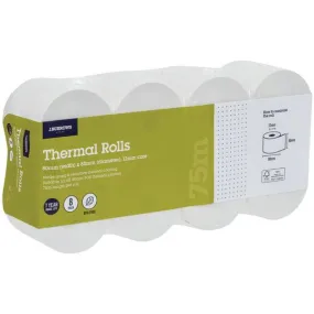 J.Burrows Thermal Rolls 80 x 80mm