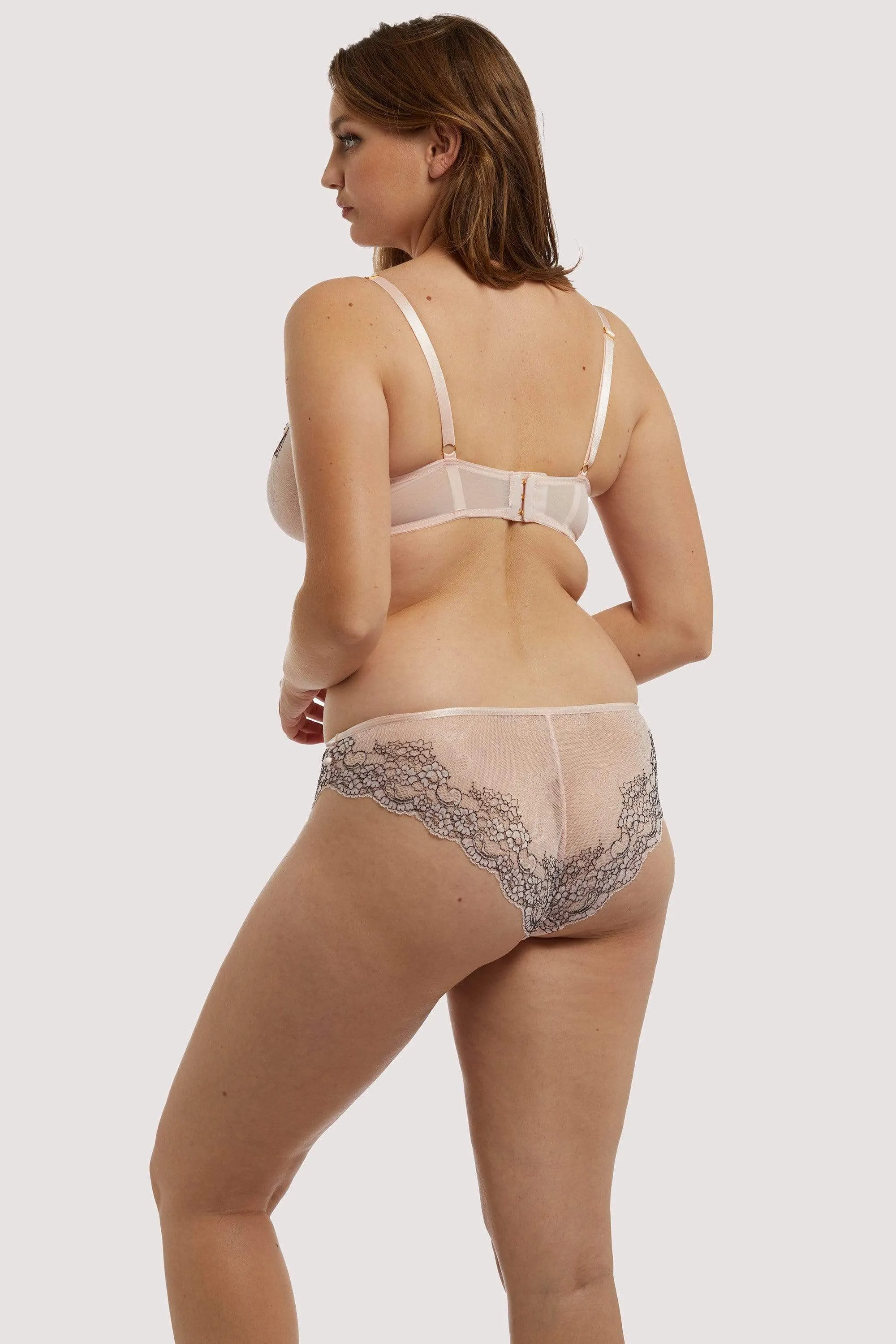 Jenny Graphic Lace Blush Bra