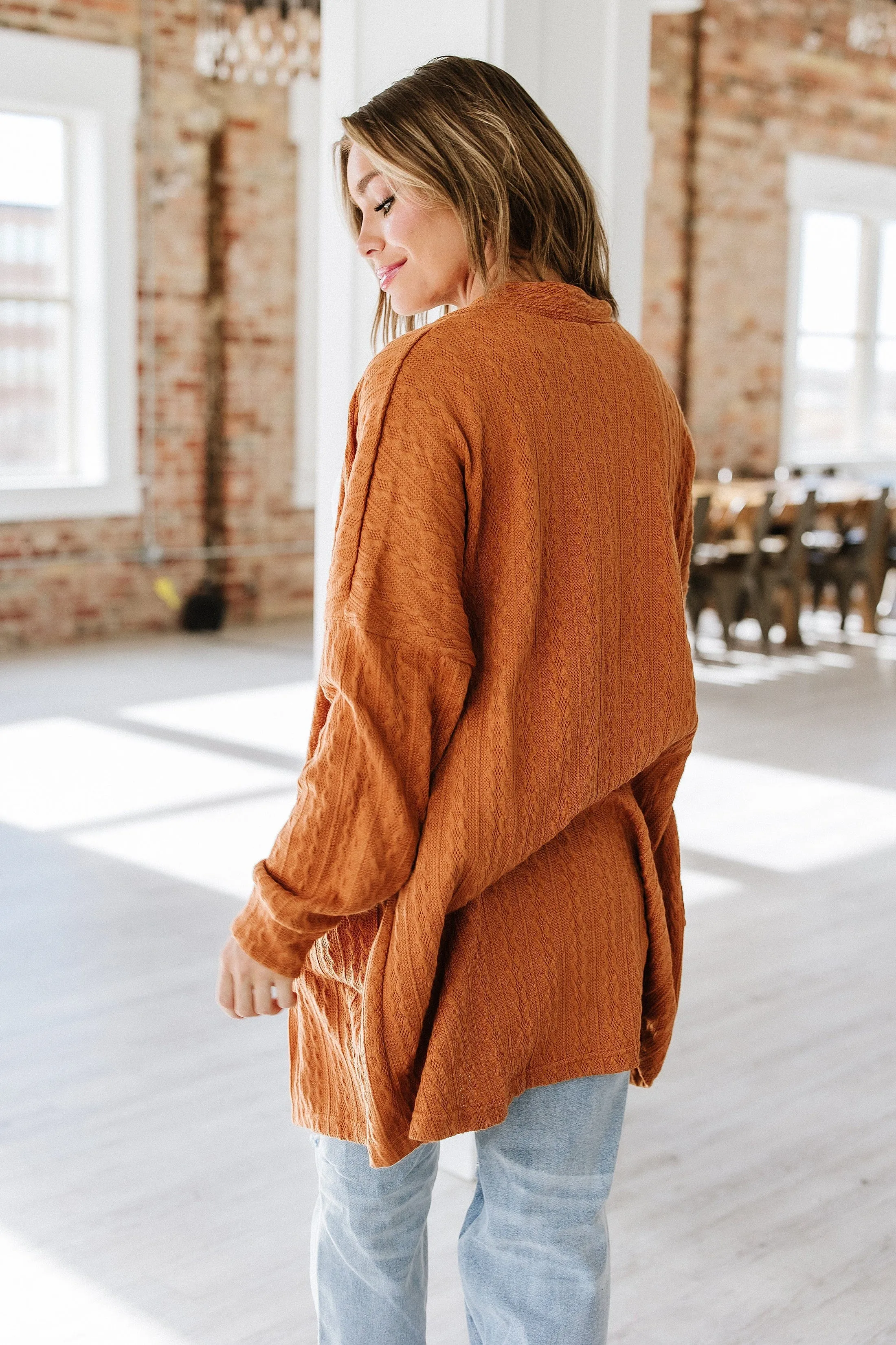 Jerilyn Textured Knit Cardigan | DROPSHIP