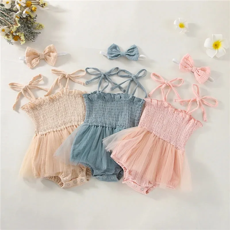 Kjoll Baby Tulle Dress and Headband
