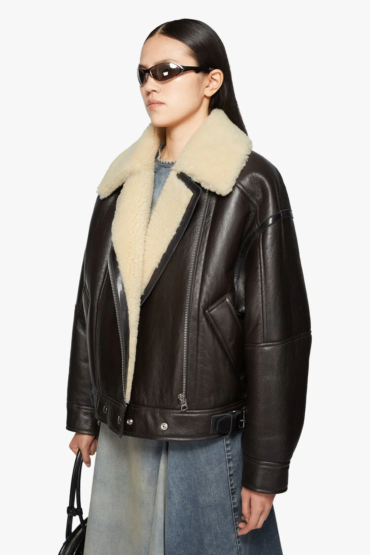 Leather Shearling Jacket