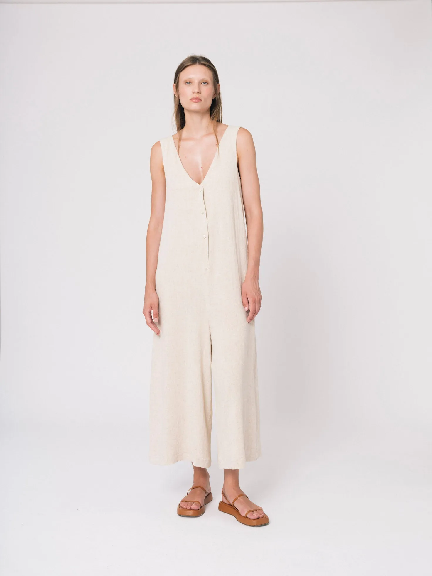 linen overall - taka