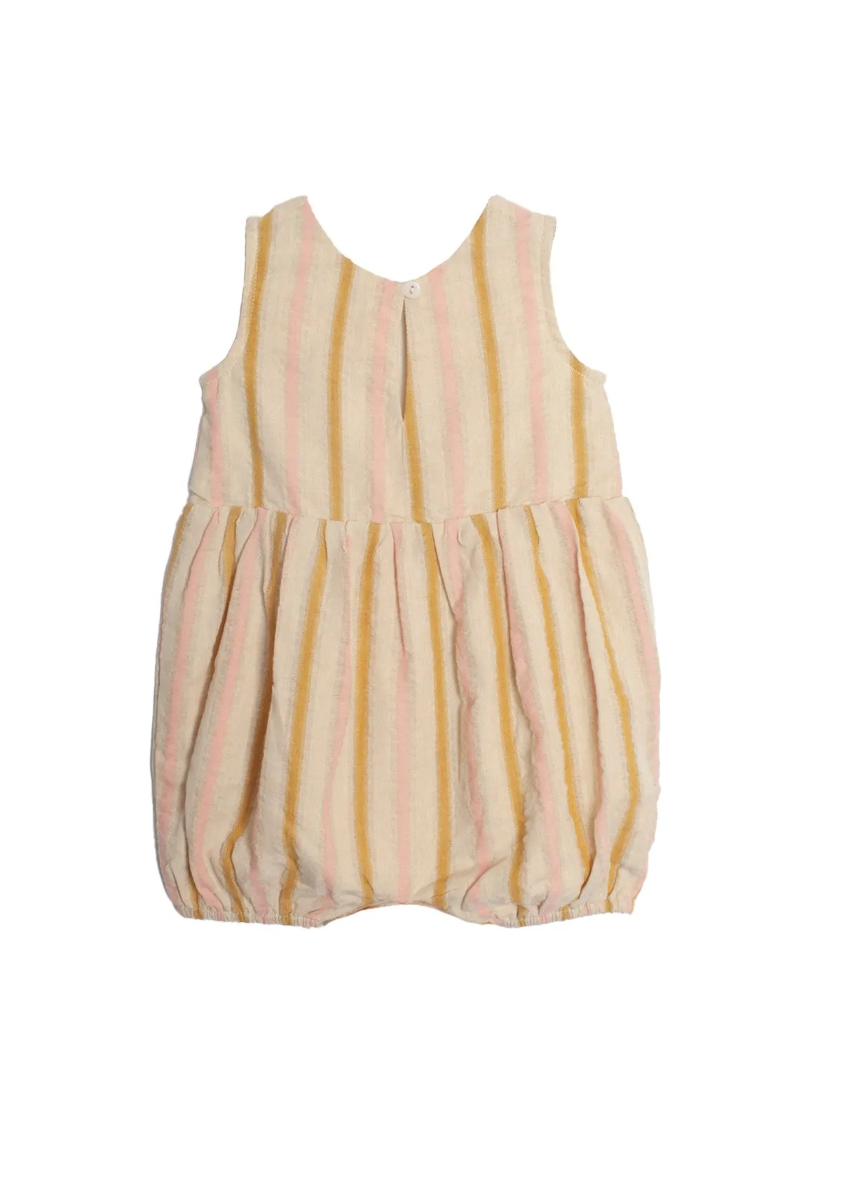 Madeline Striped Baby Romper