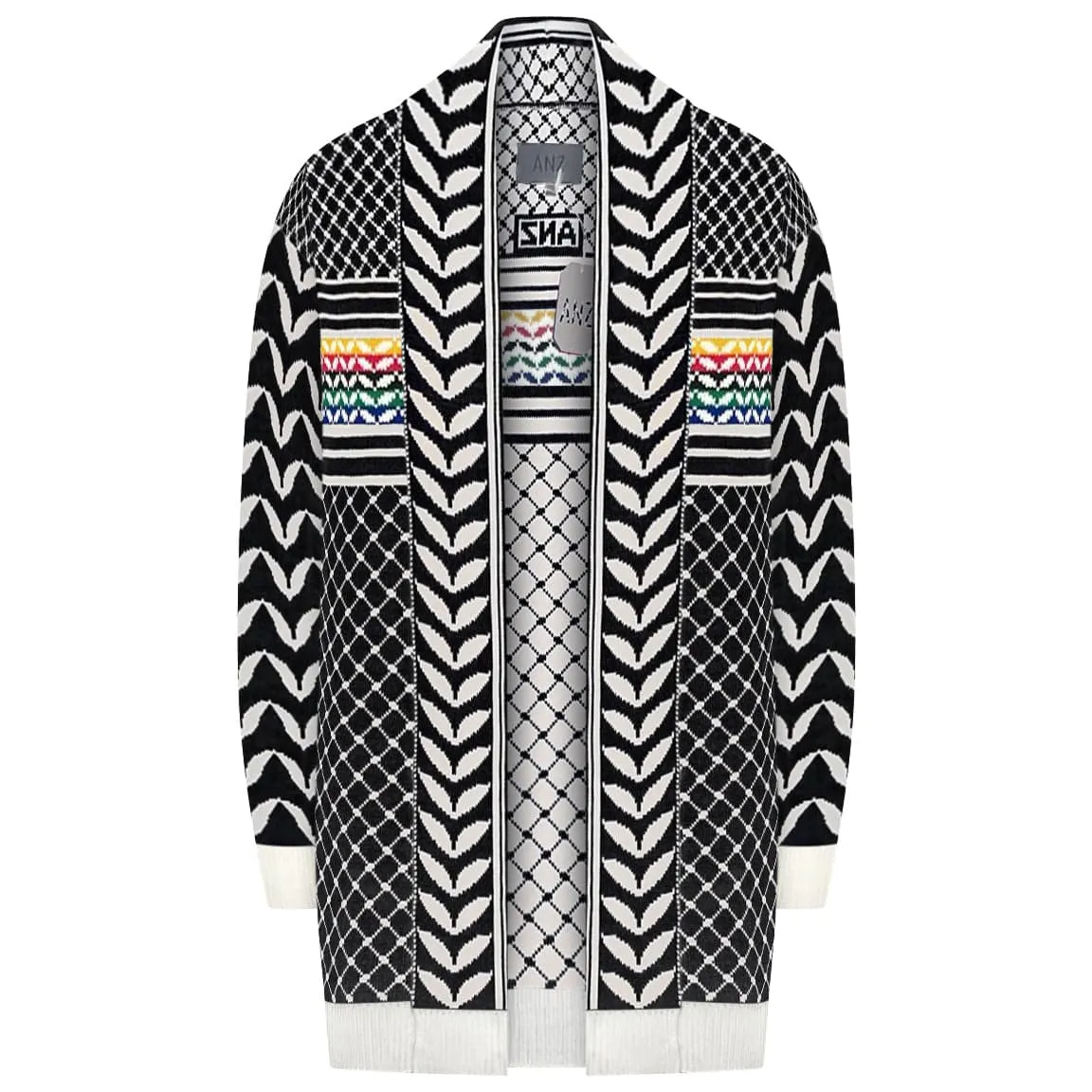 MANDELA CARDIGAN / BLACK