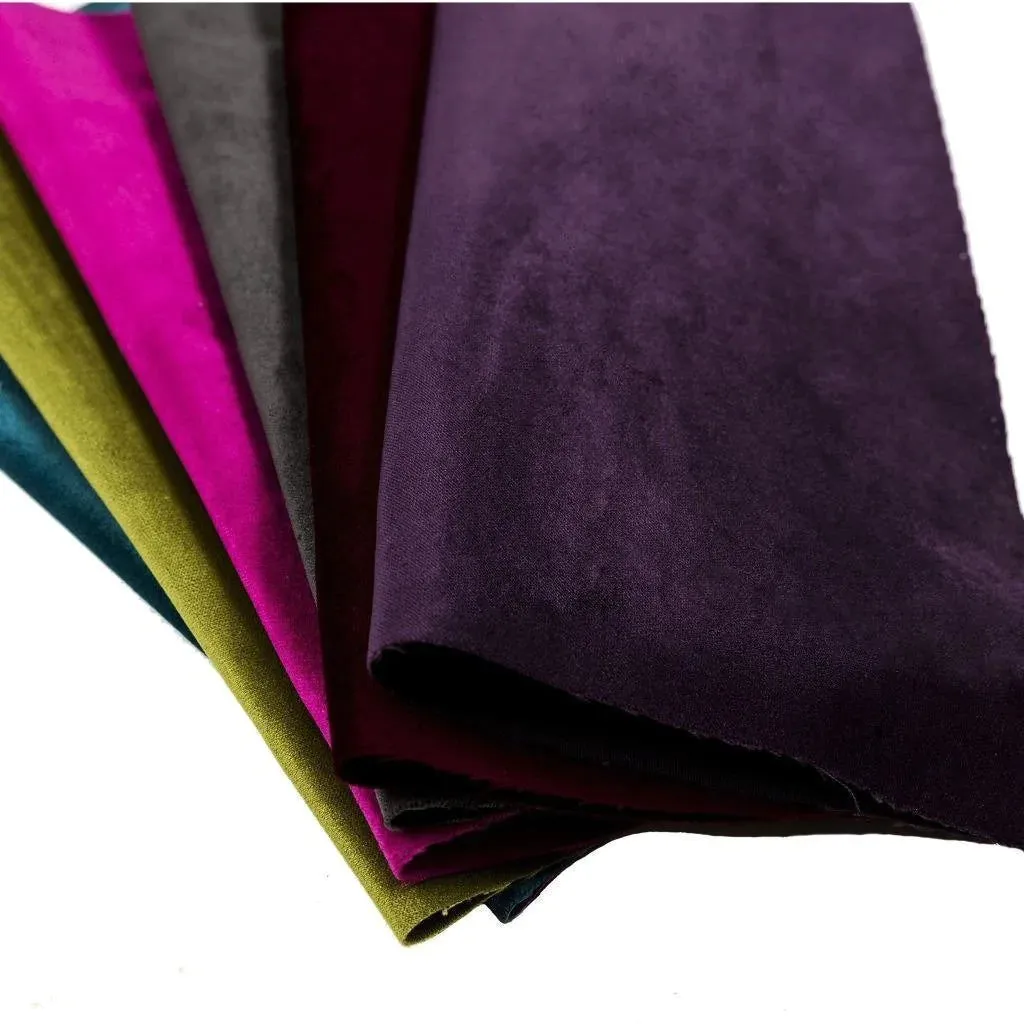 Matt Champagne Gold Velvet Roman Blind