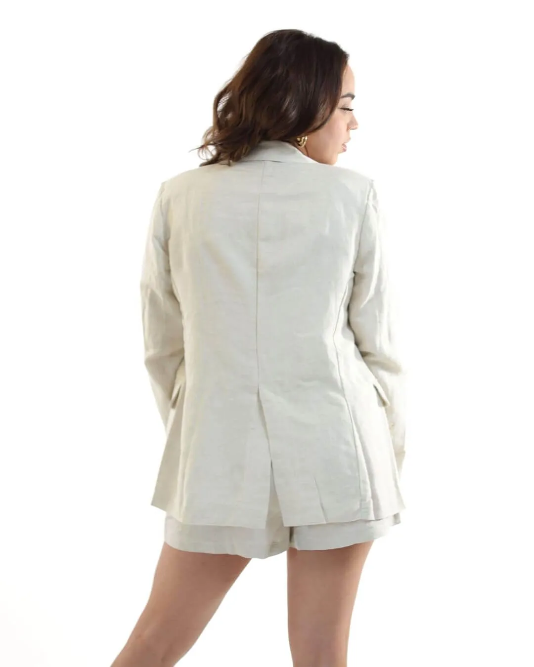 Mia’s Linen Women’s Tailored Blazer