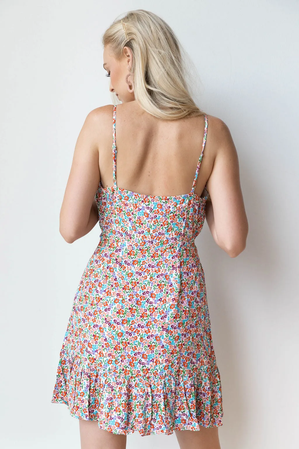 mixed feelings wrap dress