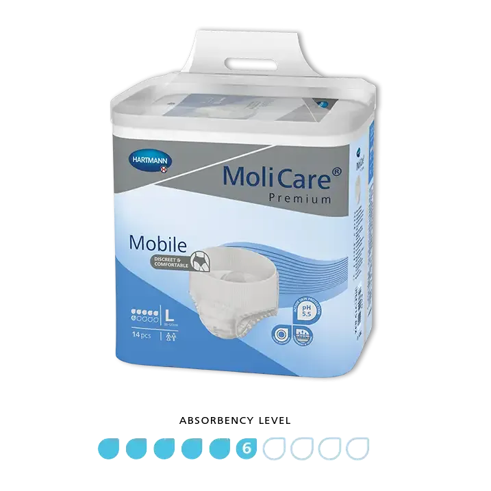 MoliCare Premium Mobile 6D - Large (Pack of 14)