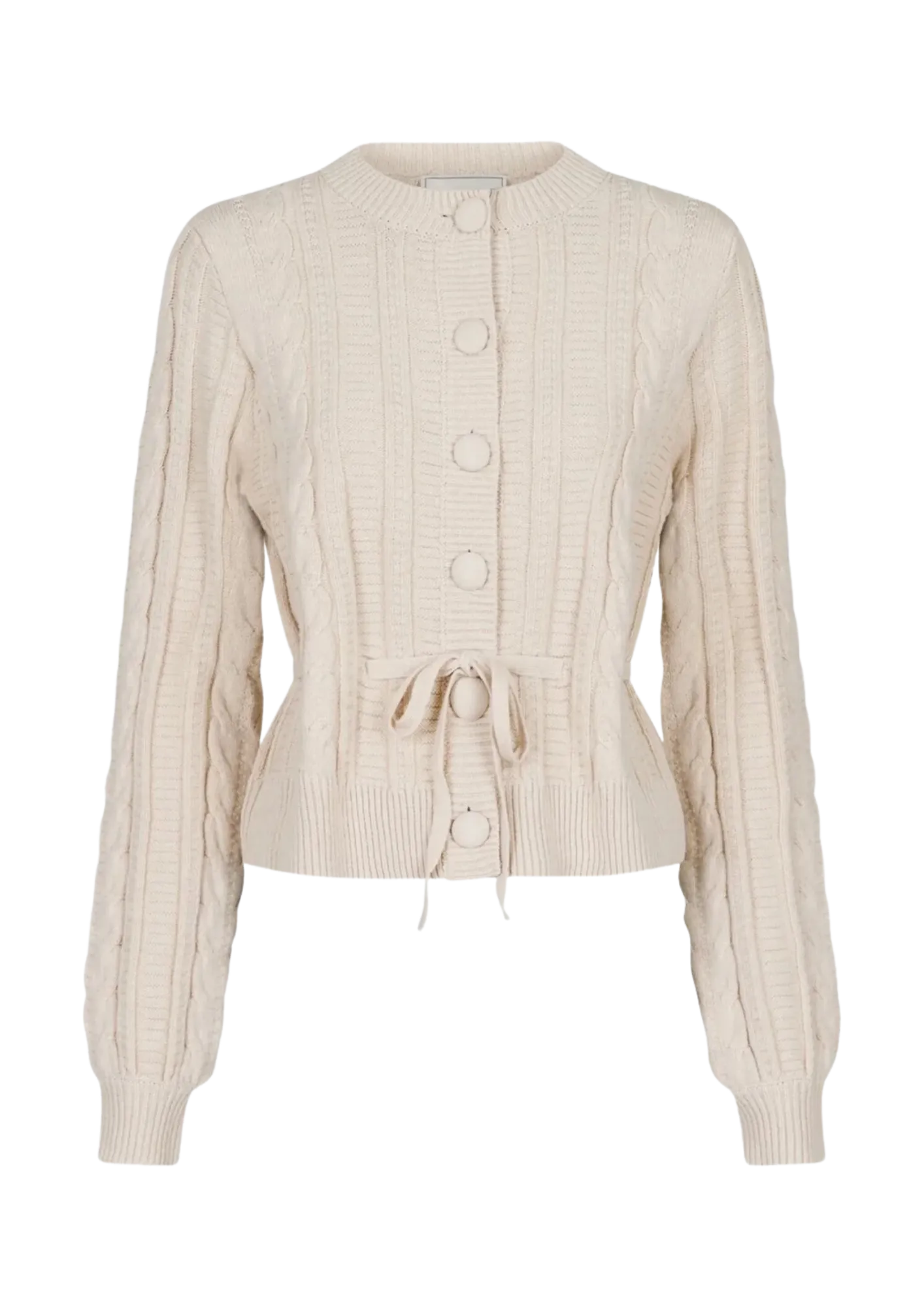 Molina Heavy Knit Cardigan - Sand Melange