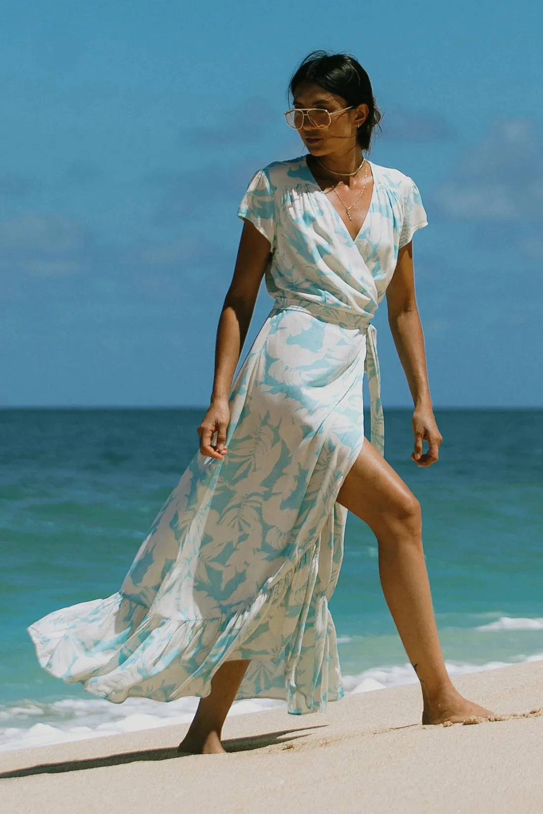 Molokai Maxi Wrap Dress