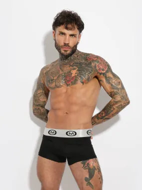 Mounderwear Modal Spandex Boxer Brief Black