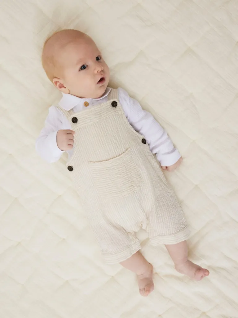 name it baby FEDENIS SHORTS OVERALL - Humus