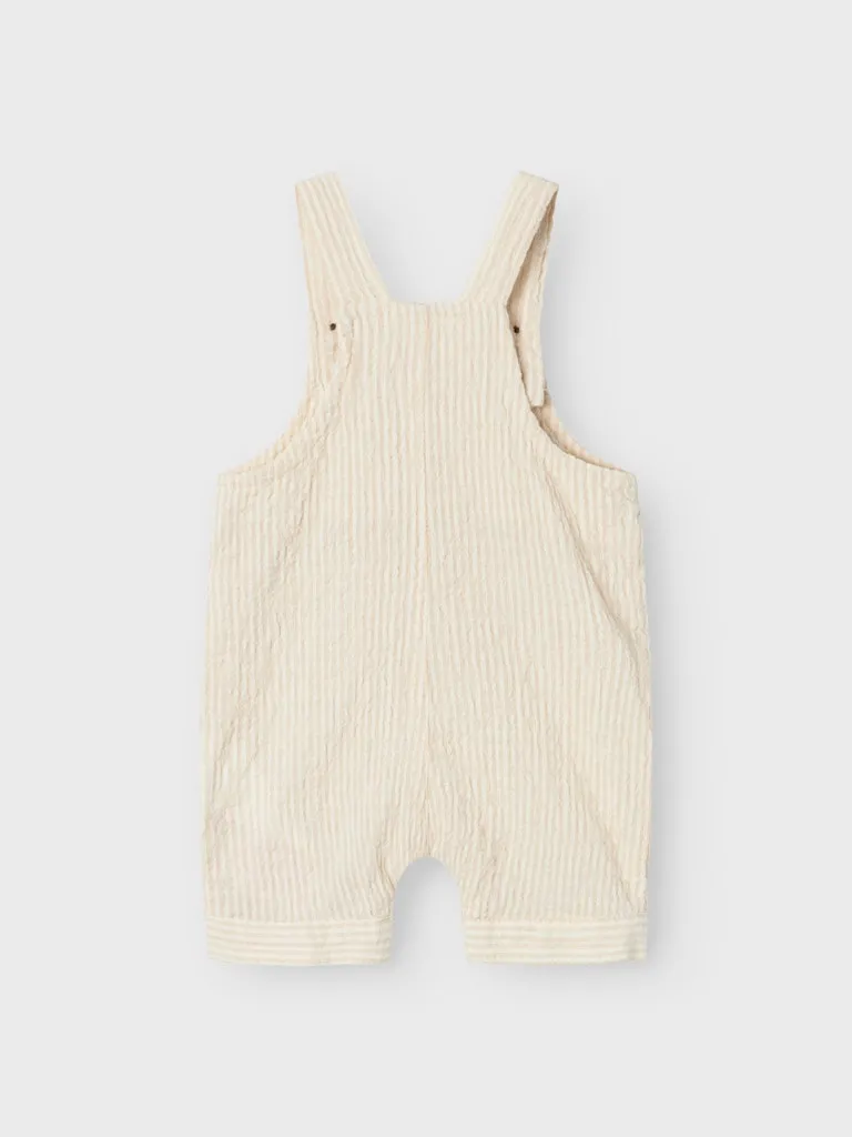 name it baby FEDENIS SHORTS OVERALL - Humus