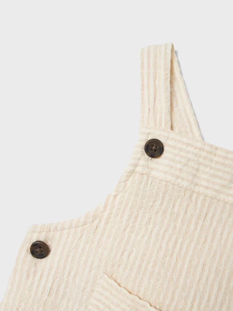 name it baby FEDENIS SHORTS OVERALL - Humus