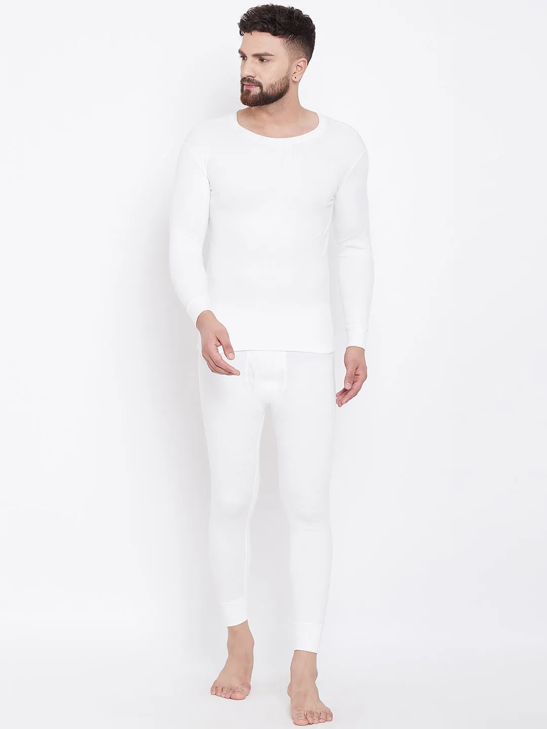 Neva Esancia Crew Neck Full Sleeves Warmer/Thermal Upper for Men