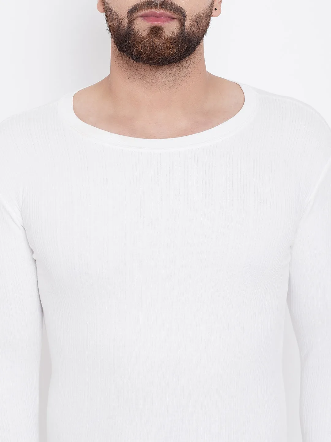 Neva Esancia Crew Neck Full Sleeves Warmer/Thermal Upper for Men