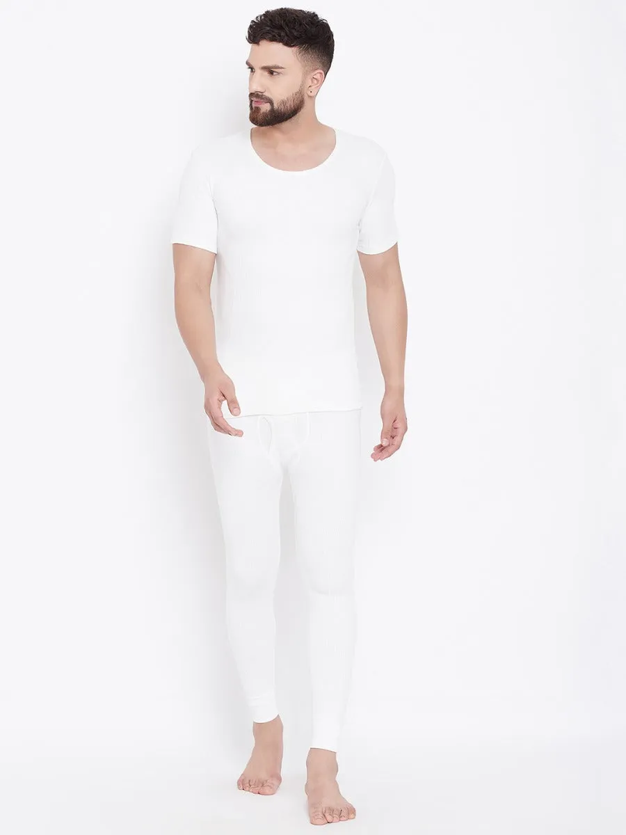 Neva Esancia Round Neck Half Sleeves Warmer/Thermal Upper for Men