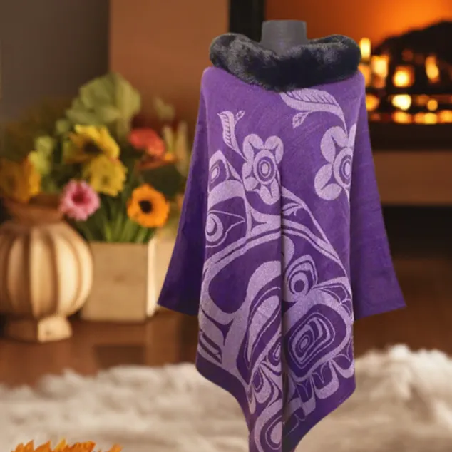 NEW Faux Fur Collar Cape - Spirit Messenger