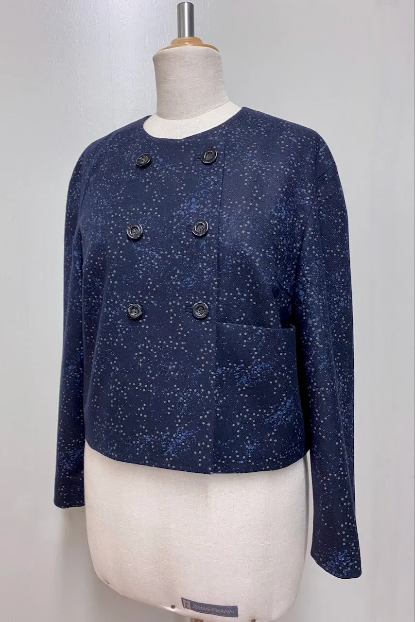No49 kurze Jacke zweireihig