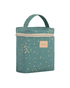 Nobodinoz Thermal lunch bag | Gold Confetti Magic Green