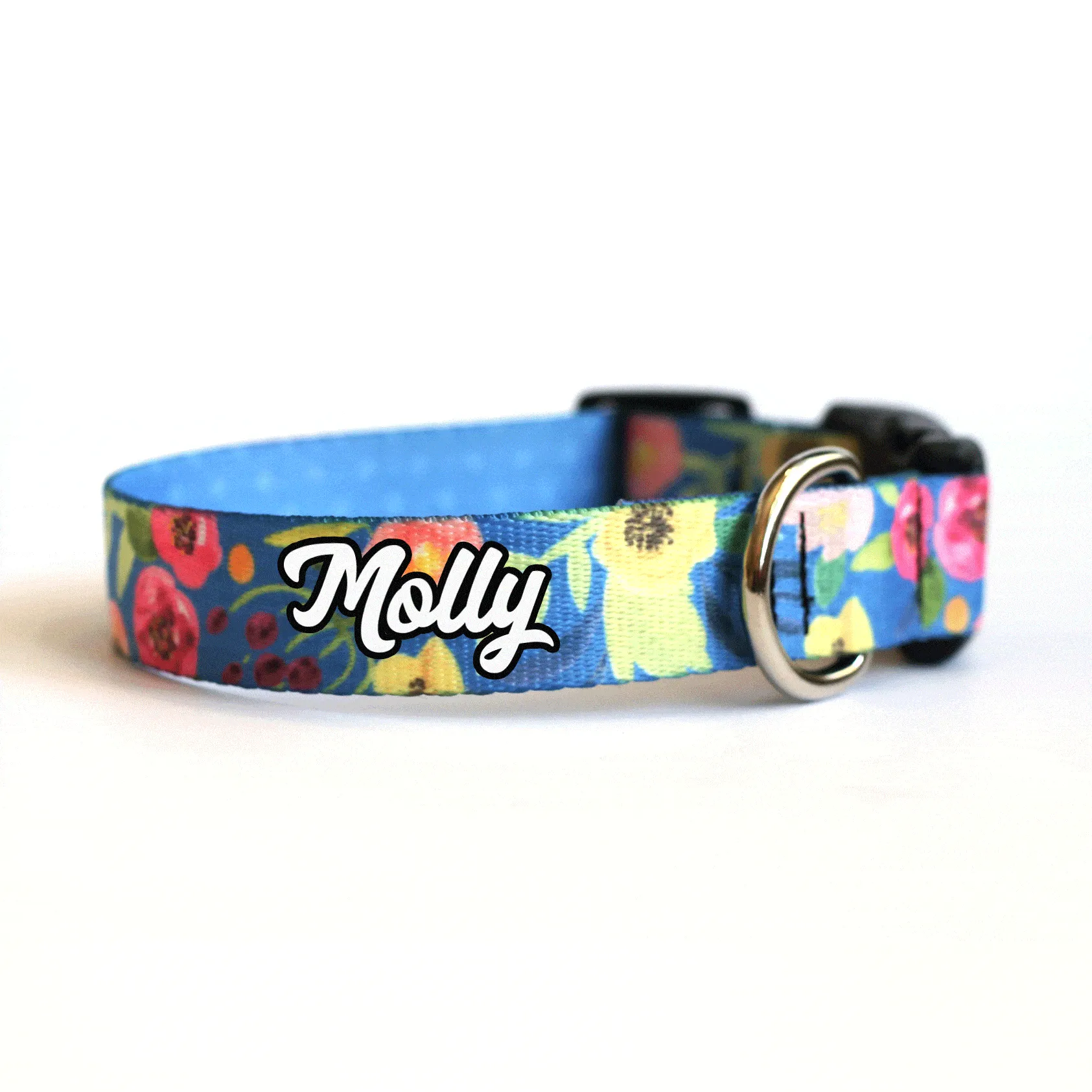 Ocean Floral Dog Collar