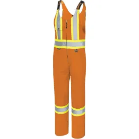 Overalls, Poly-Cotton, 42, High Visibility Orange