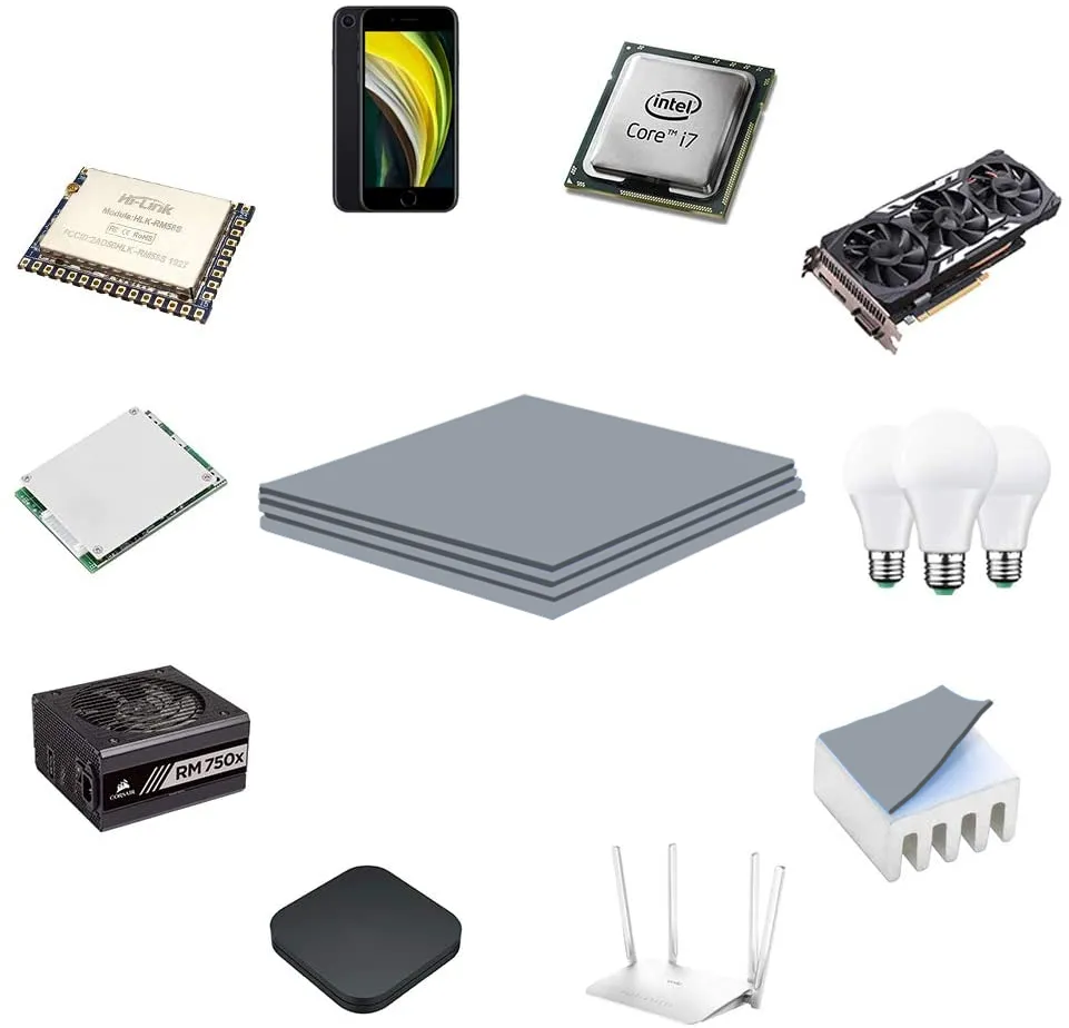 Pi ® (PiPlus®) Thermal Silicone Pad 100mm x 100mm - 6w/mk