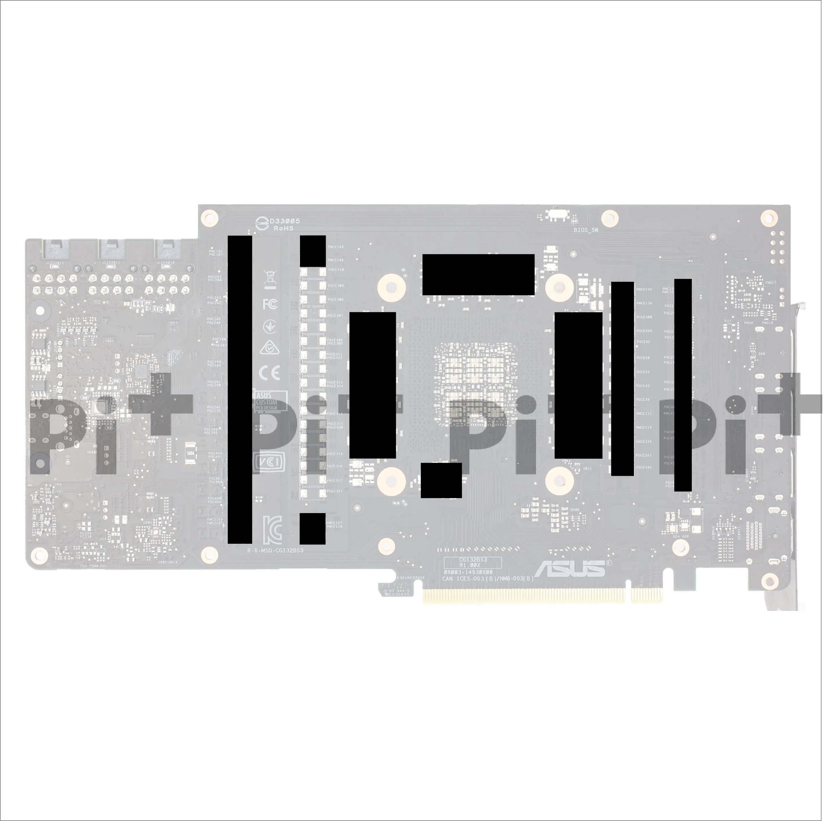 Pre-Cut Thermal Pads for Asus 3090 STRIX ( Higher Quality Thermal Pad )