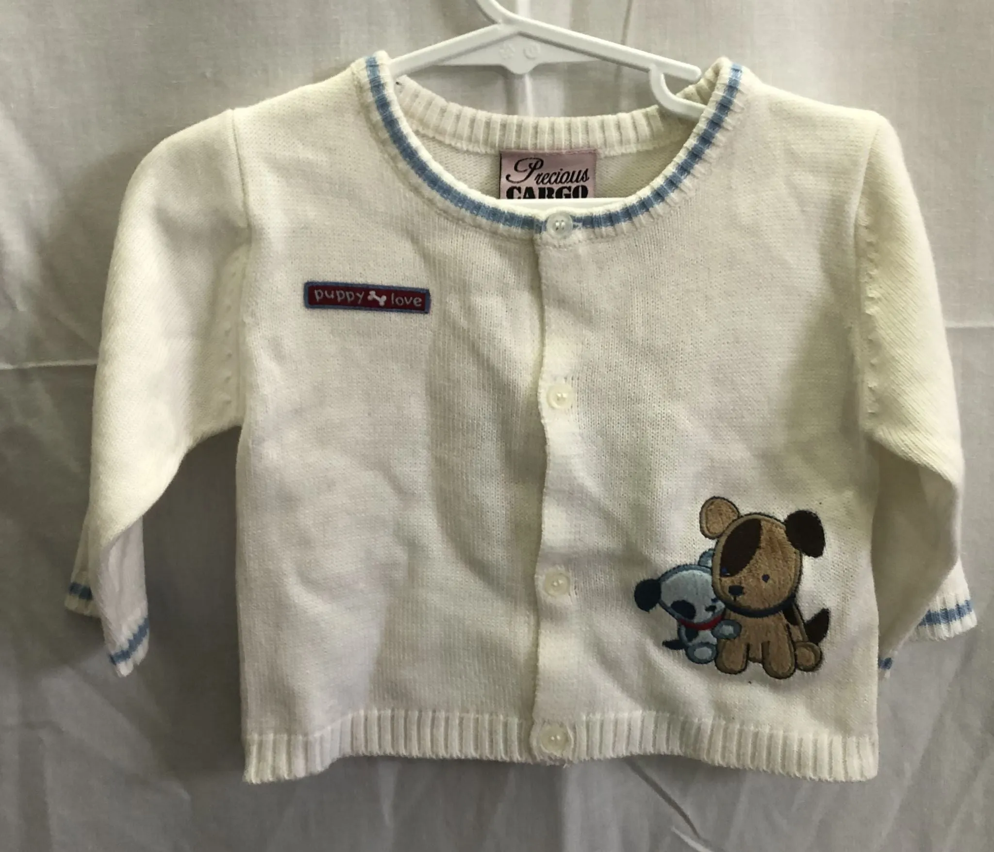Precious Cargo Cardigan White