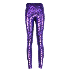 Purple Mermaid Women's Leggings