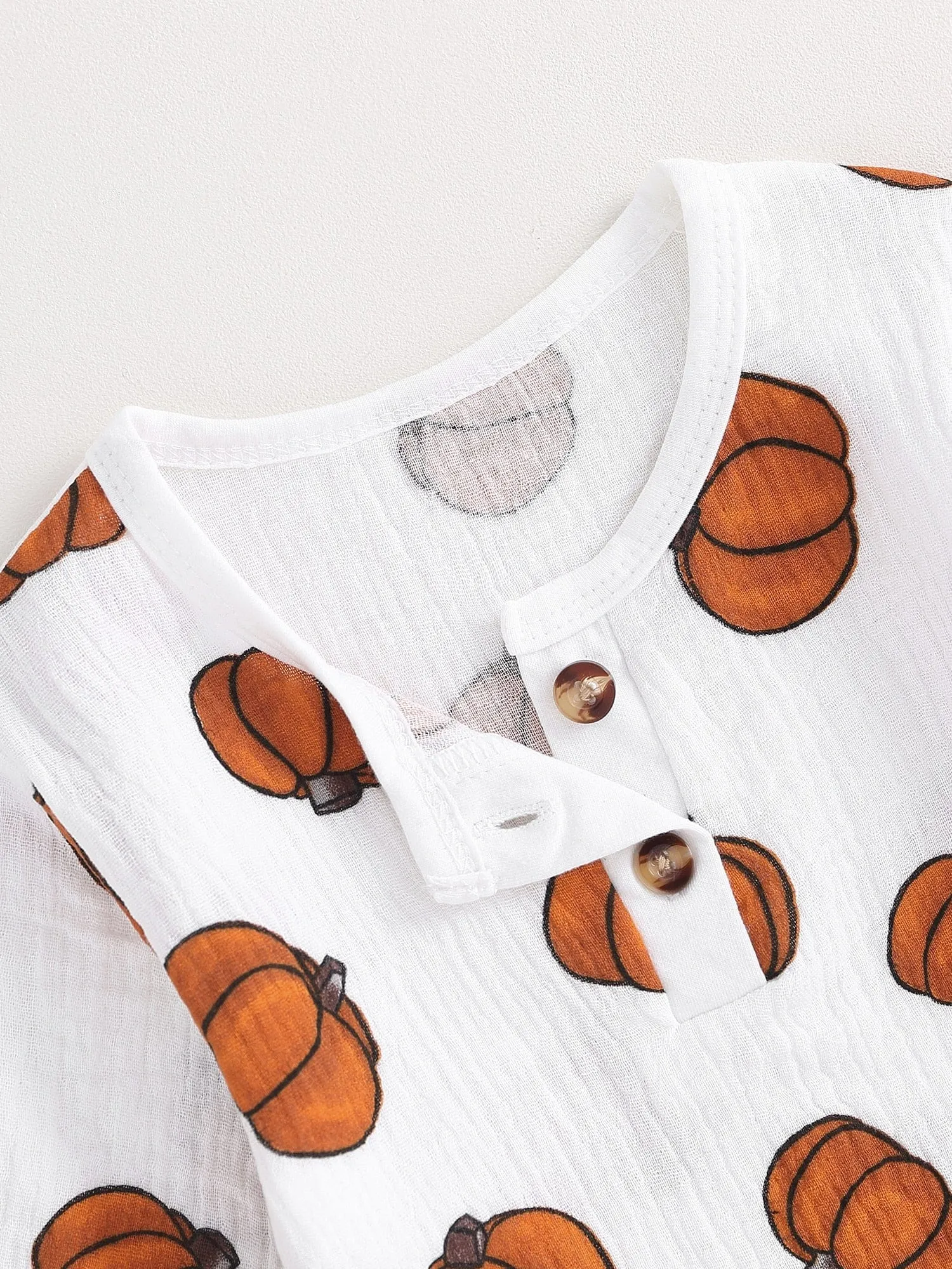 "Pumpkin Baby" Baby's Romper