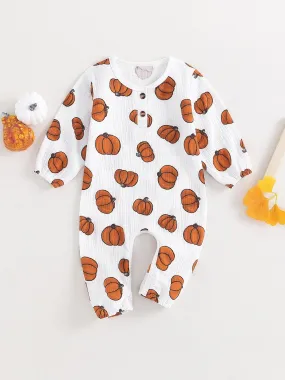 "Pumpkin Baby" Baby's Romper