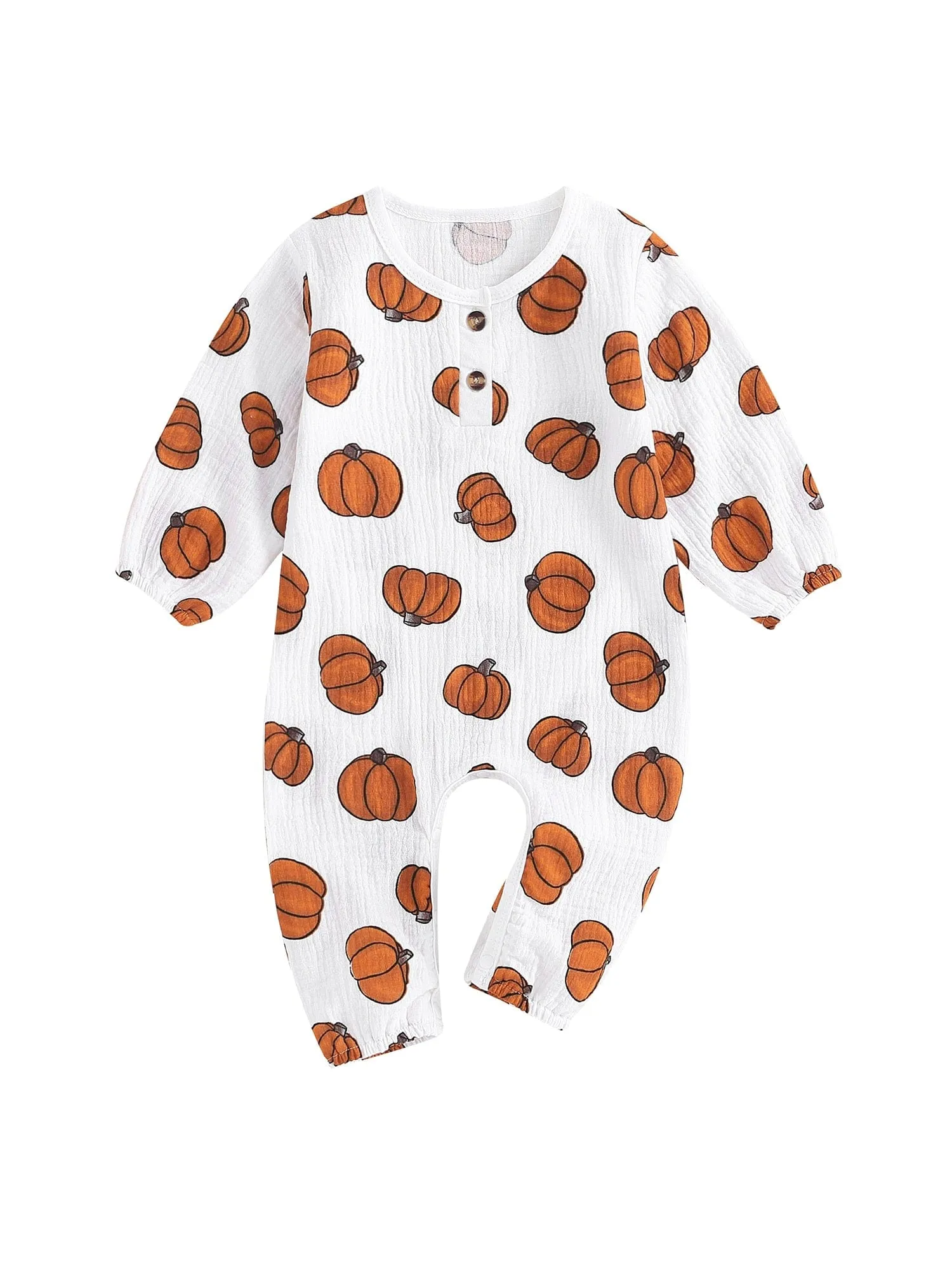 "Pumpkin Baby" Baby's Romper