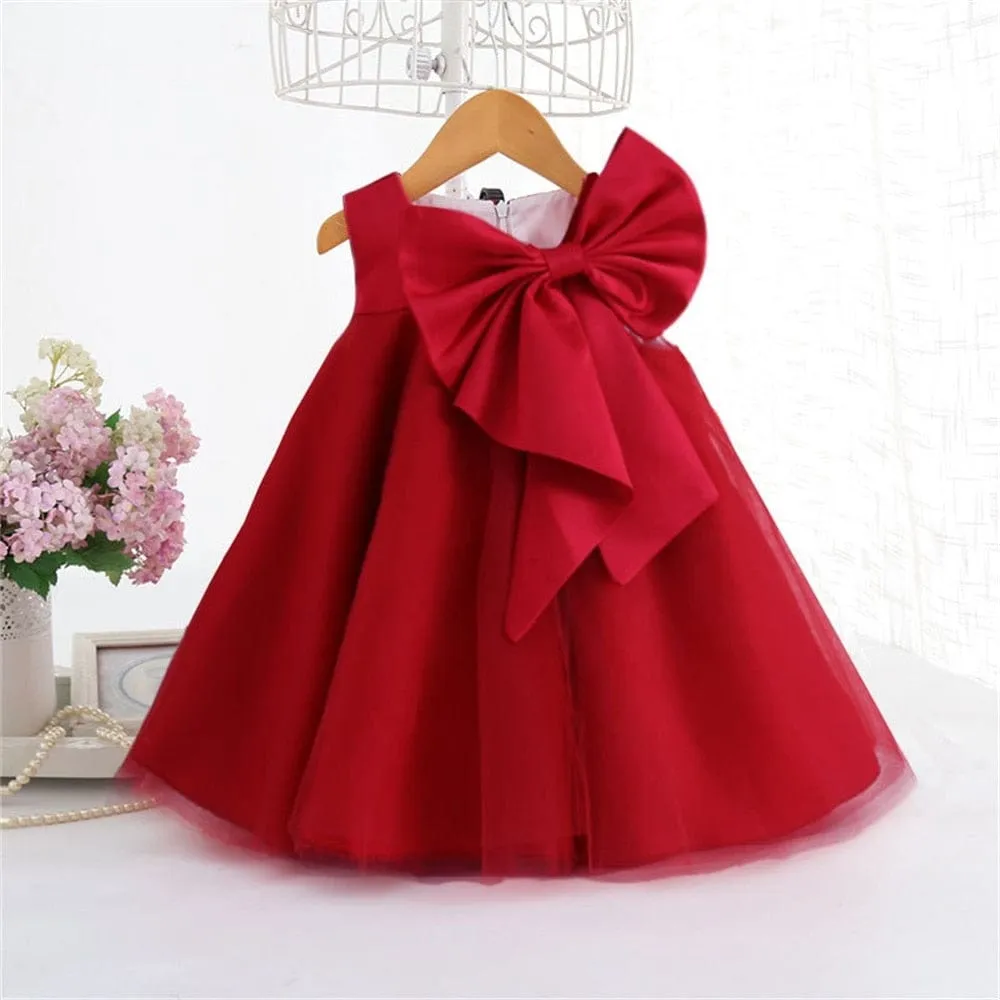 "Sari" Party Dress With Big Bow