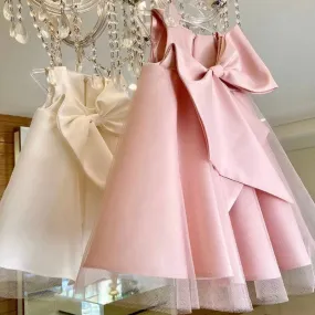 "Sari" Party Dress With Big Bow