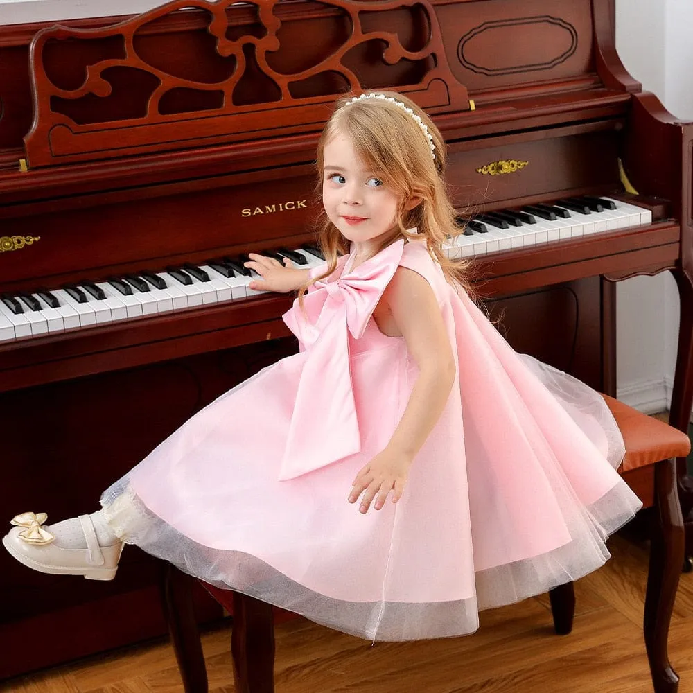 "Sari" Party Dress With Big Bow