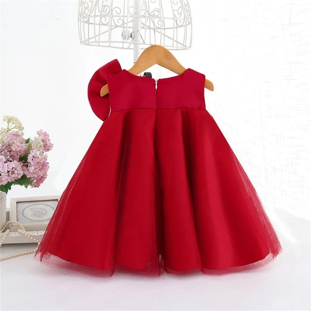"Sari" Party Dress With Big Bow