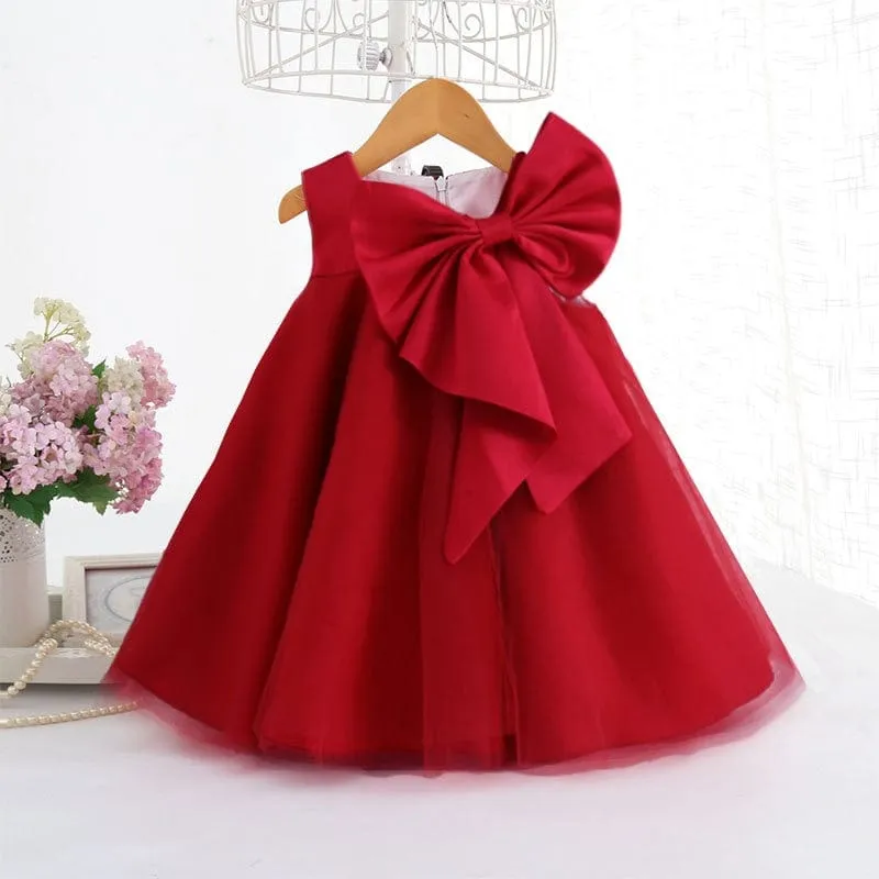 "Sari" Party Dress With Big Bow