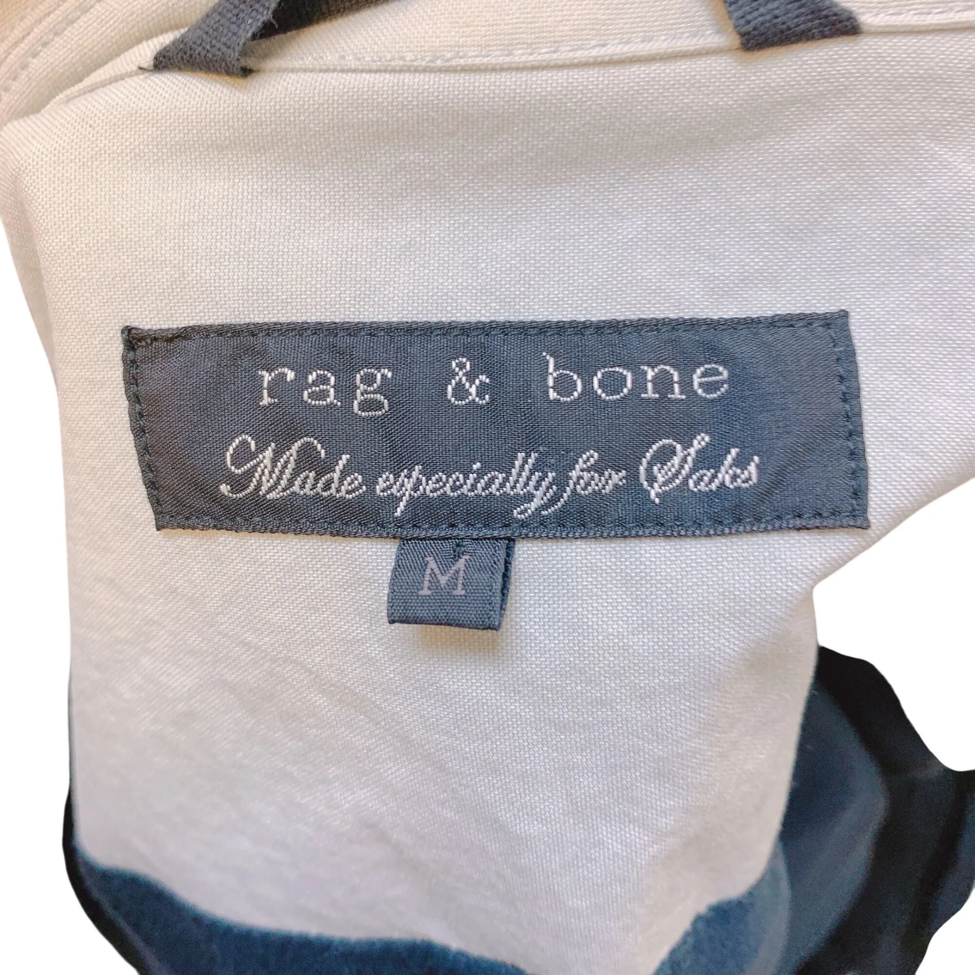 Rag & Bone Light Gray Jacket With Front Pockets & Zipper Closure M