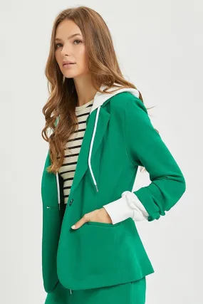 Risen Blazer with Hoodie and Pants Suit