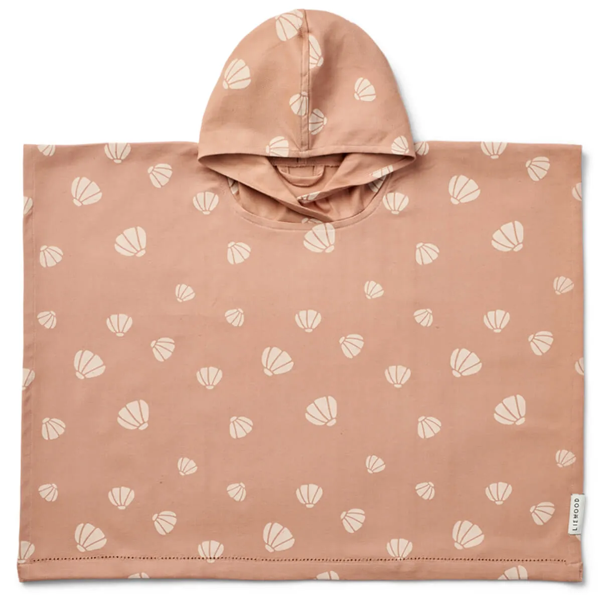 Roomie Poncho in Shell / Pale Tuscany by Liewood - Last One In Stock - 1-2 Years